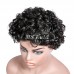 Natural Color Pixie Cut Human Hair Wig Machine-made Wig for Women