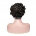Natural Color Pixie Cut Human Hair Wig Machine-made Wig for Women