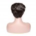 Natural Color Pixie Cut Human Hair Wig Machine-made Wig for Women