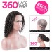 360 Lace Wig With 250 Density Deep Wave