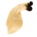 Virgin Natural Straight Hair Bundles Ombre Black Root 613#