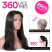 360 Lace Wig With 250 Density Straight