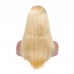 #613 Blonde Human Hair 13x4 Lace Front Wig Silky Straight 180% Density