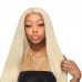#613 Blonde Silky Straight Human Hair 4x4 5x5 Lace Closure Wig