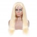 #613 Blonde Silky Straight Human Hair 4x4 5x5 Lace Closure Wig