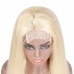 #613 Blonde Silky Straight Human Hair 4x4 5x5 Lace Closure Wig