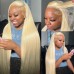 #613 Blonde Silky Straight 13x4 Lace Front Wig