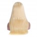 Black Root Ombre #613 Blonde Straight Human Hair 4x4 5x5 Lace Closure Wig