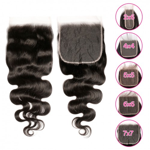 Virgin Hair Body Wave 4X4 5x5 6x6 7x7 HD Lace Closure | Human Hair Wig | Lace Front