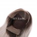 1B/Grey Straight BOB Lace Front Wig Human Hair Bob Wig