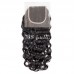12A Water Wave 4X4 Medium Brown Lace Closure