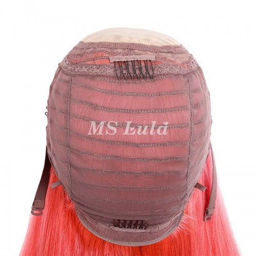 Black Root 1b/Pink Ombre Color Straight BOB Lace Closure Wig | Human Hair Wig | Lace Front