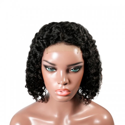 Human Hair Deep Wave 4x4 BOB Lace Closure Wig | Human Hair Wig | Lace Front