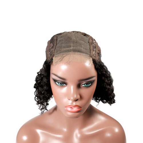 Human Hair Deep Wave 4x4 BOB Lace Closure Wig | Human Hair Wig | Lace Front
