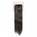 Virgin Hair Natural Straight 4x4 5x5 6x6 7x7 Transparent Lace Closure