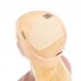 #613 Blonde Human Hair Transparent Lace Silky Straight Full Lace Wig