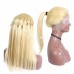 #613 Blonde Human Hair Transparent Lace Silky Straight Full Lace Wig