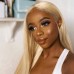 360 Lace Front Wig #613 Blonde Color With Baby Hair All Around Straight