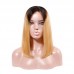 Black Root Ombre 1B/27 Straight BOB Lace Front Wig