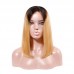 Black Root Ombre 1B/27 Straight BOB Lace Front Wig