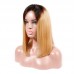 Black Root Ombre 1B/27 Straight BOB Lace Front Wig