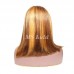 Honey Blonde Highlight #4/27 Straight 13x4 BOB Lace Front Wig (Full Frontal Wig)