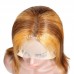 Honey Blonde Highlight #4/27 Straight 13x4 BOB Lace Front Wig (Full Frontal Wig)