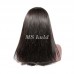 10A Straight 4x4 13x4 Medium Brown Lace Bob Wig