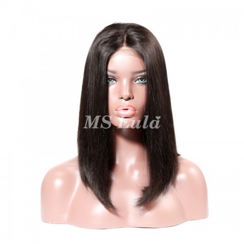 Brazilian Hair Straight 4x4 Lace Closure Bob Wig | Human Hair Wig | Lace Front