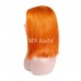 Orange Ginger Color Straight T Part BOB Lace Wig