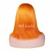 Orange Ginger Color Straight T Part BOB Lace Wig