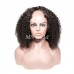 Virgin Human Hair Afro Kinky Curly V Part Wigs