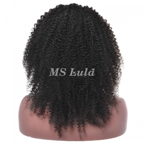 Virgin Human Hair Kinky Curly U Part Wigs | Human Hair Wig | Lace Front