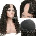 Virgin Human Hair Deep Wave U Part Wigs