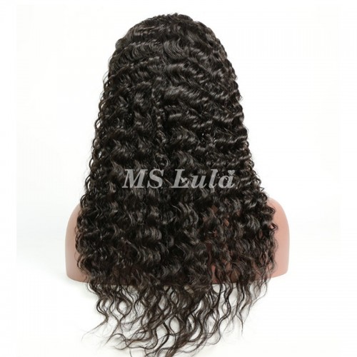 Virgin Human Hair Deep Wave U Part Wigs | Human Hair Wig | Lace Front