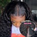 Virgin Human Hair Water Wave V Part Wigs