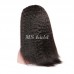 Virgin Human Hair Kinky Straight U Part Wigs