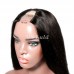 Virgin Human Hair Straight U Part Wigs