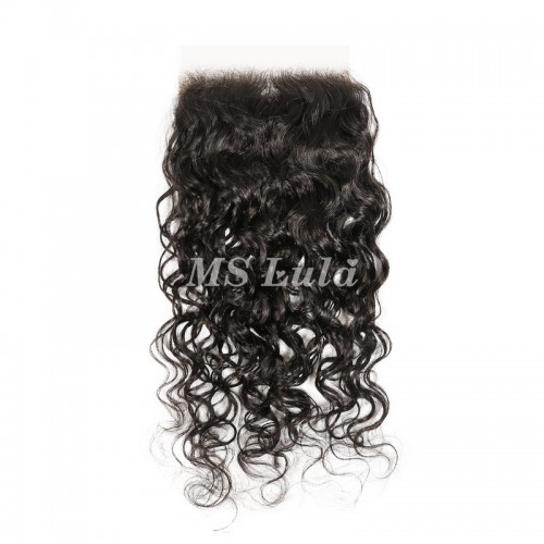 Virgin Water Wave Hair Bundles With 5x5 Transparent/HD Lace Closure | Human Hair Wig | Lace Front