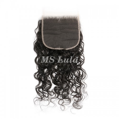Virgin Water Wave Hair Bundles With 5x5 Transparent/HD Lace Closure | Human Hair Wig | Lace Front