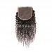 Virgin Kinky Curly Hair Bundles With 5x5 Transparent/HD Lace Closure