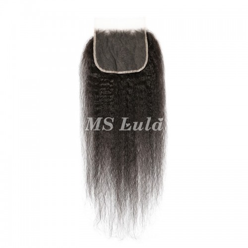 Virgin Kinky Straight Hair Bundles With 5x5 Transparent/HD Lace Closure | Human Hair Wig | Lace Front