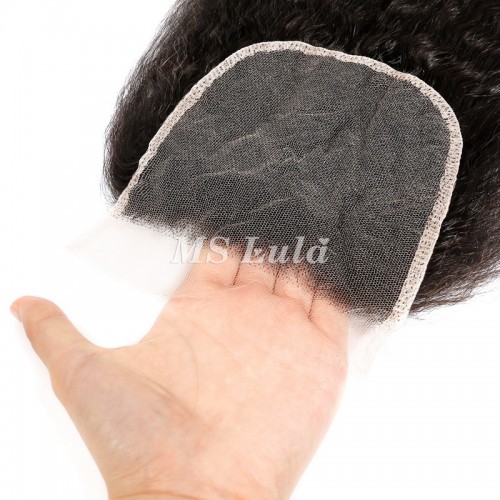 Virgin Kinky Straight Hair Bundles With 5x5 Transparent/HD Lace Closure | Human Hair Wig | Lace Front