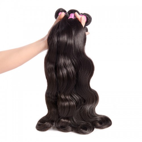 Virgin Body Wave Hair Bundles With 5x5 Transparent/HD Lace Closure | Human Hair Wig | Lace Front
