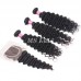 Virgin Deep Wave Hair Bundles With 5x5 Transparent/HD Lace Closure