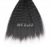 Virgin Kinky Straight Hair Bundles With 5x5 Transparent/HD Lace Closure