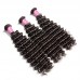 Virgin Deep Wave Hair Bundles With 6x6 Transparent/HD Lace Closure