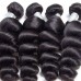 Virgin Loose Wave Hair Bundles With 5X5 Transparent/HD Lace Closure