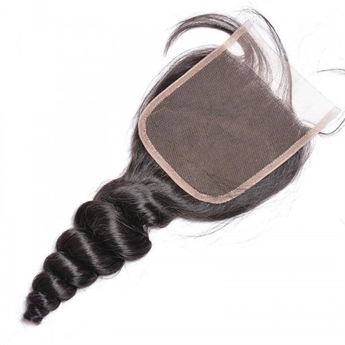 Virgin Loose Wave Hair Bundles With 5X5 Transparent/HD Lace Closure | Human Hair Wig | Lace Front