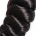 Virgin Loose Wave Hair Bundles With 5X5 Transparent/HD Lace Closure